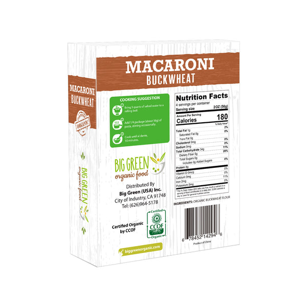 Organic Buckwheat Macaroni