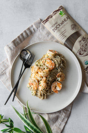 Garlic Shrimp Pasta