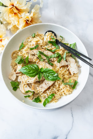 Creamy Basil Chicken Pasta