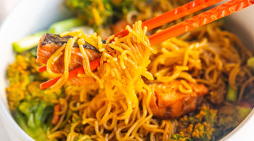 Teriyaki Salmon Noodles