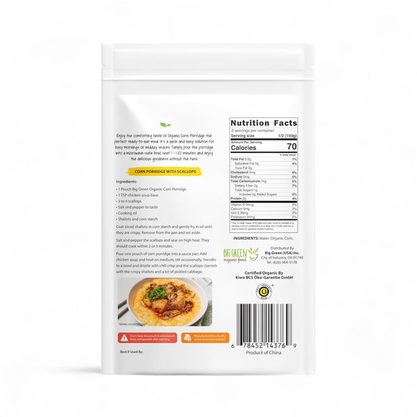 Organic Corn Porridge