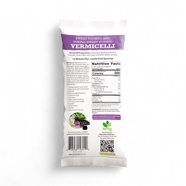 Sweet Potato & Purple Yam Vermicelli