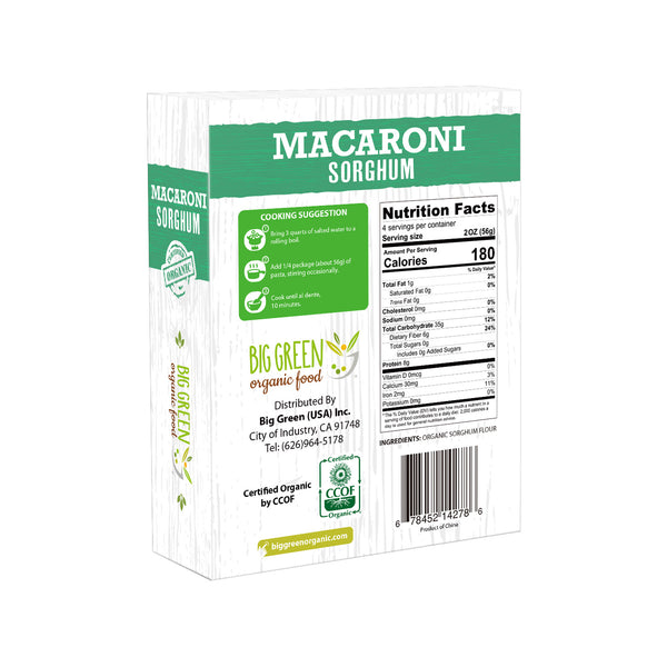 Organic Sorghum Macaroni