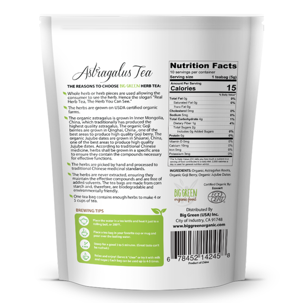 Organic Astragalus Tea