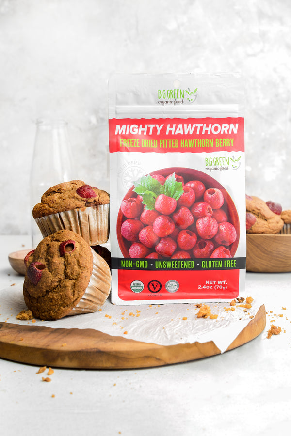 Organic Hawthorn Berry (Freeze Dried)