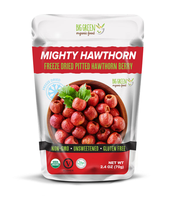 Organic Hawthorn Berry (Freeze Dried)