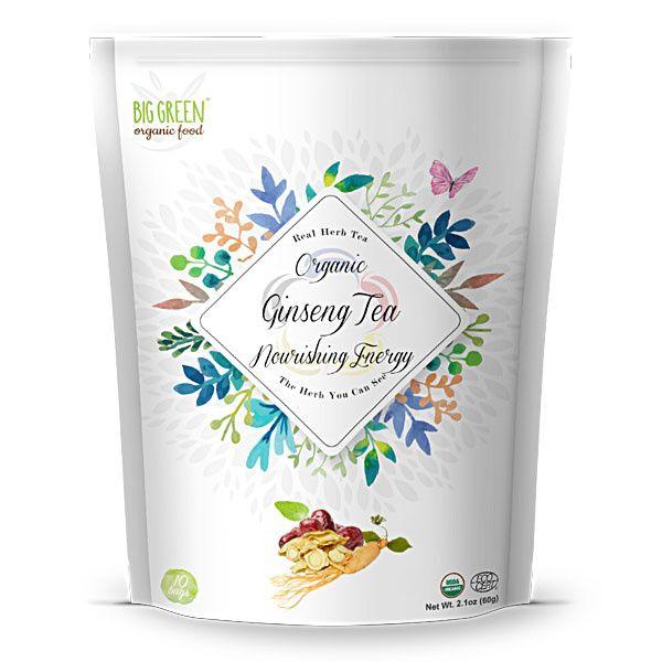 Organic Ginseng Tea Big Green Organic Food