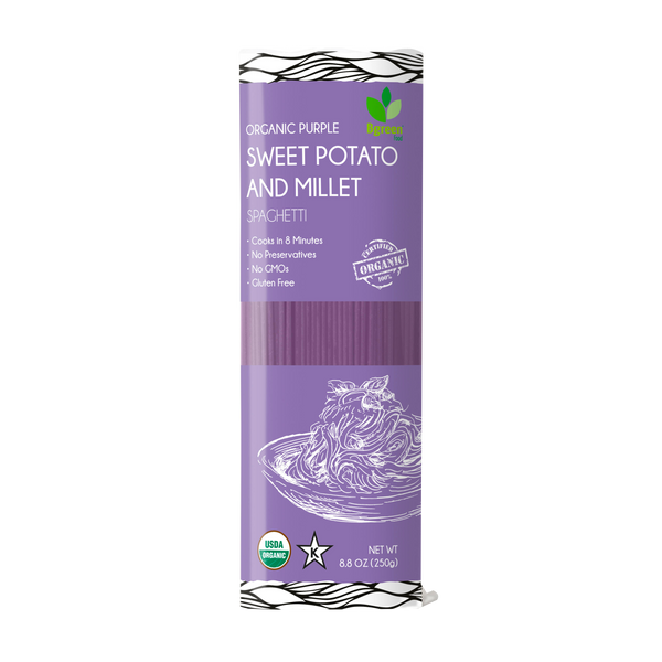 Organic Purple Sweet Potato & Millet Spaghetti