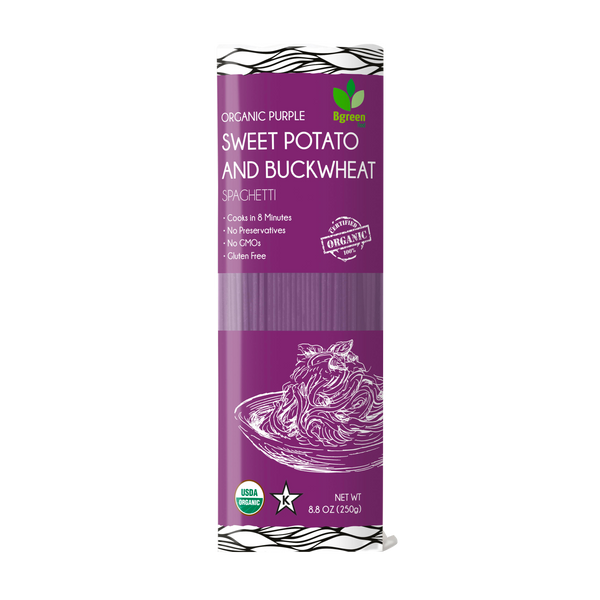 Organic Purple Sweet Potato & Buckwheat Spaghetti