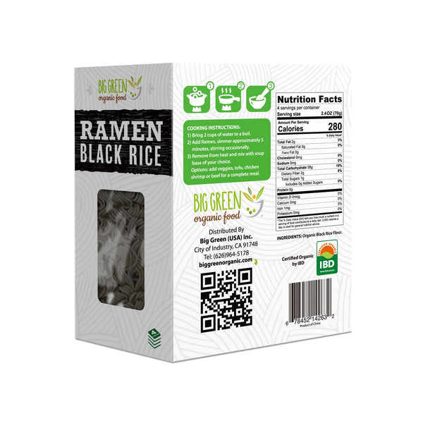 Organic Black Rice Ramen (New Concept)
